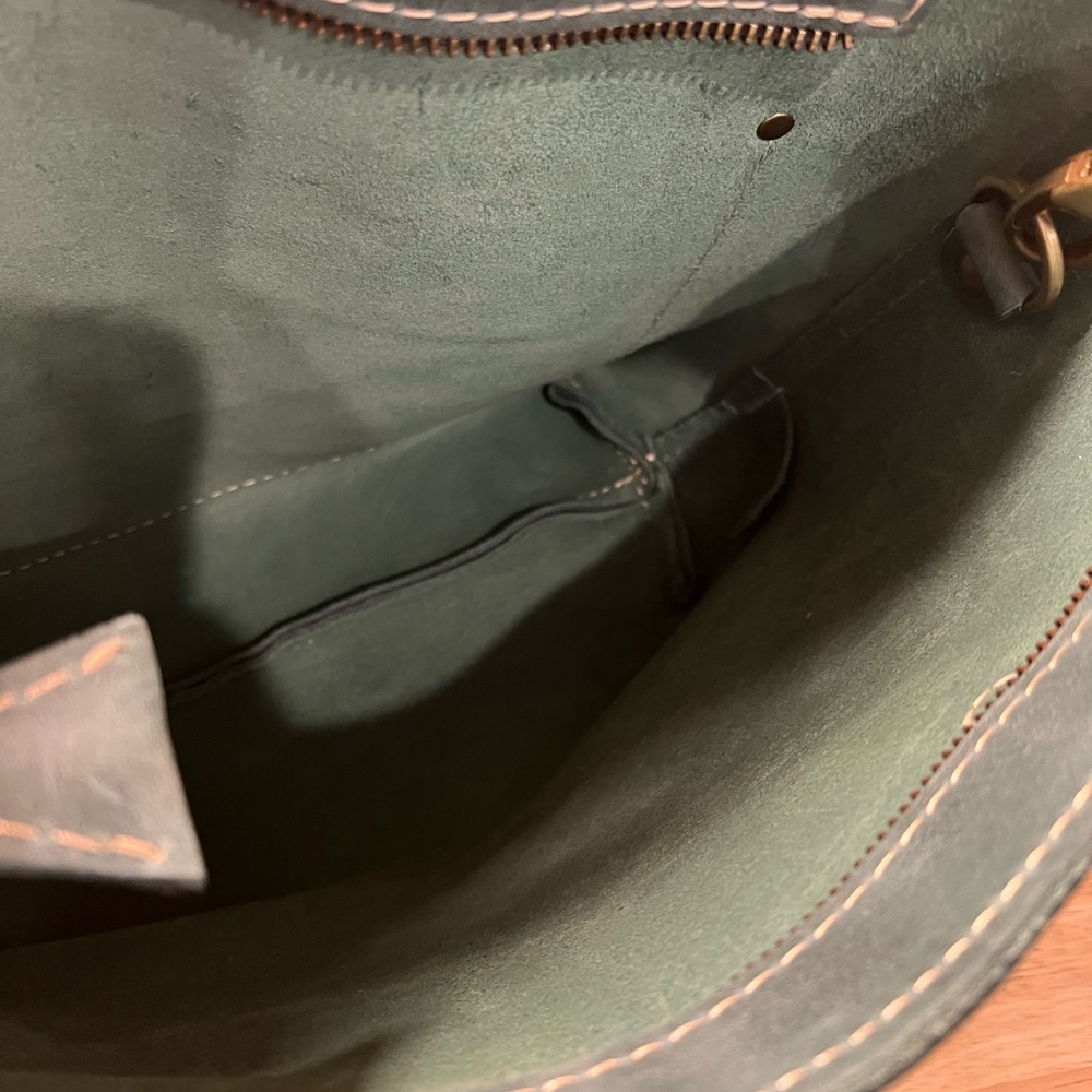 Portland Leather Goods Small Zipper Crossbody Tote - Picture 7 of 9